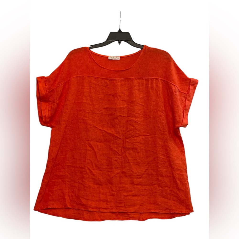 Bellambia Burnt Orange Blouse, Size‎ 2X